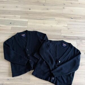 2 kids French Toast black cardigan sweater Size S